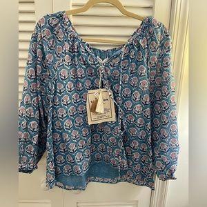 Emerson Fry Lucy Blouse Friday Flowers - NWT size XS